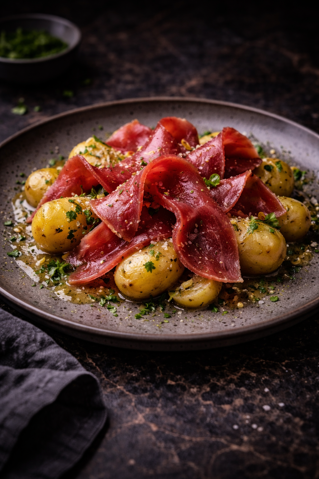 Lomo Iberico, Grilled Peach & Burrata