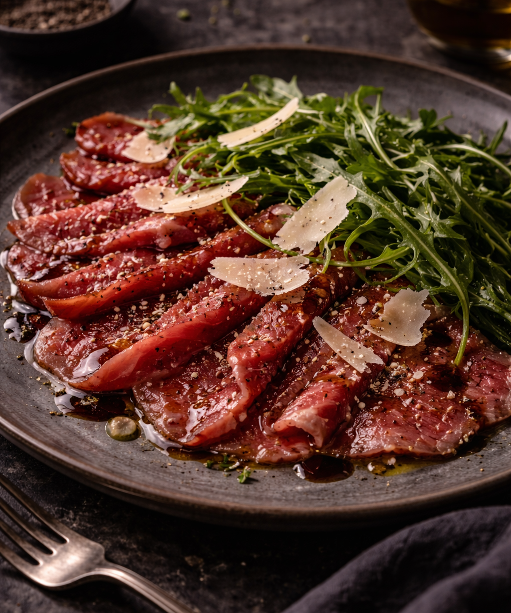 Beef Carpaccio with Aged Balsamic