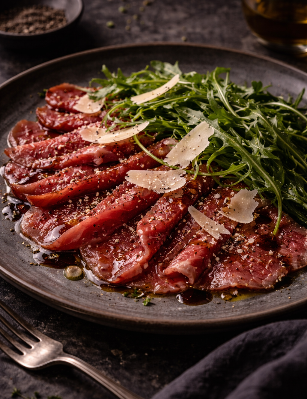 Beef Carpaccio with Aged Balsamic