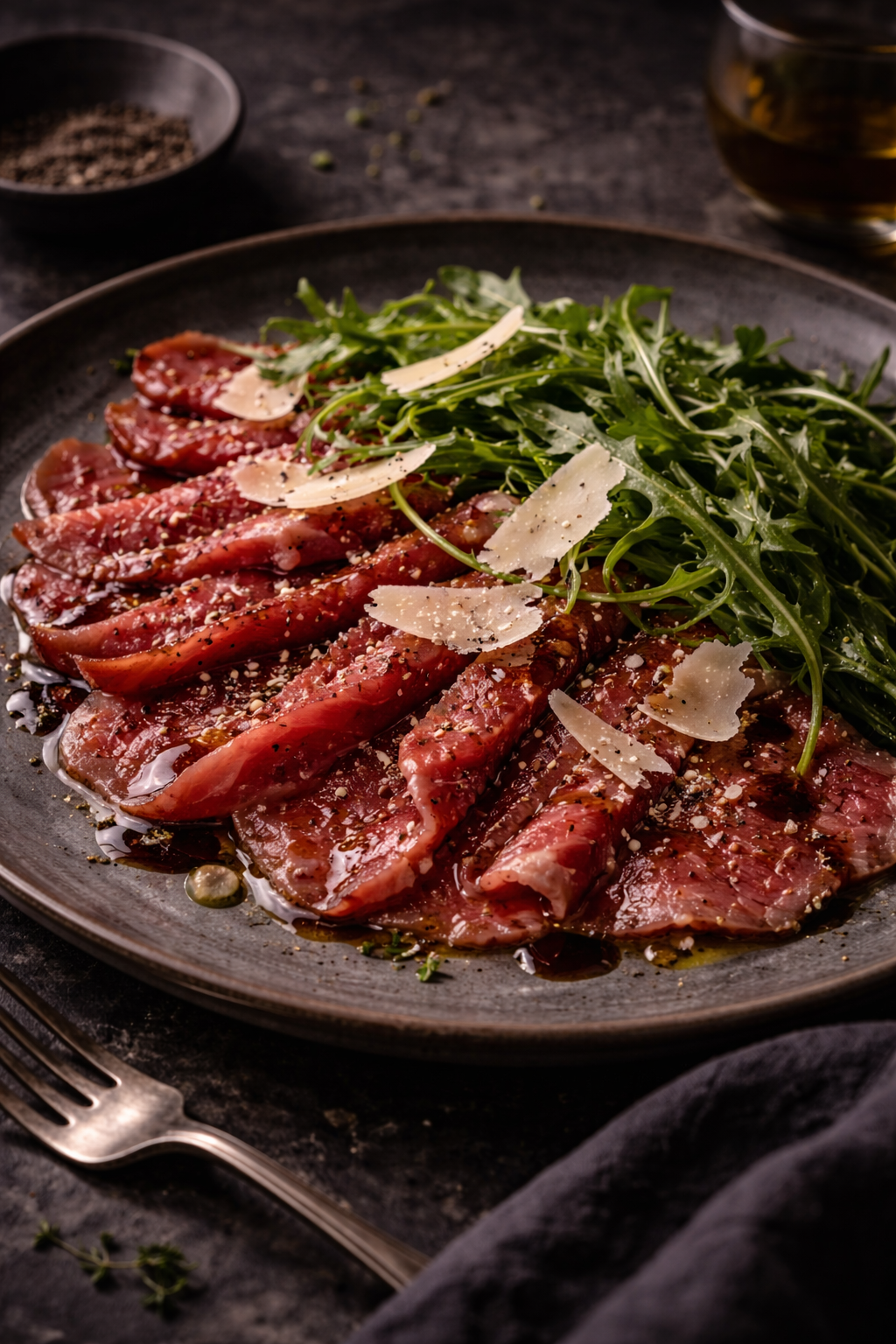Beef Carpaccio with Aged Balsamic