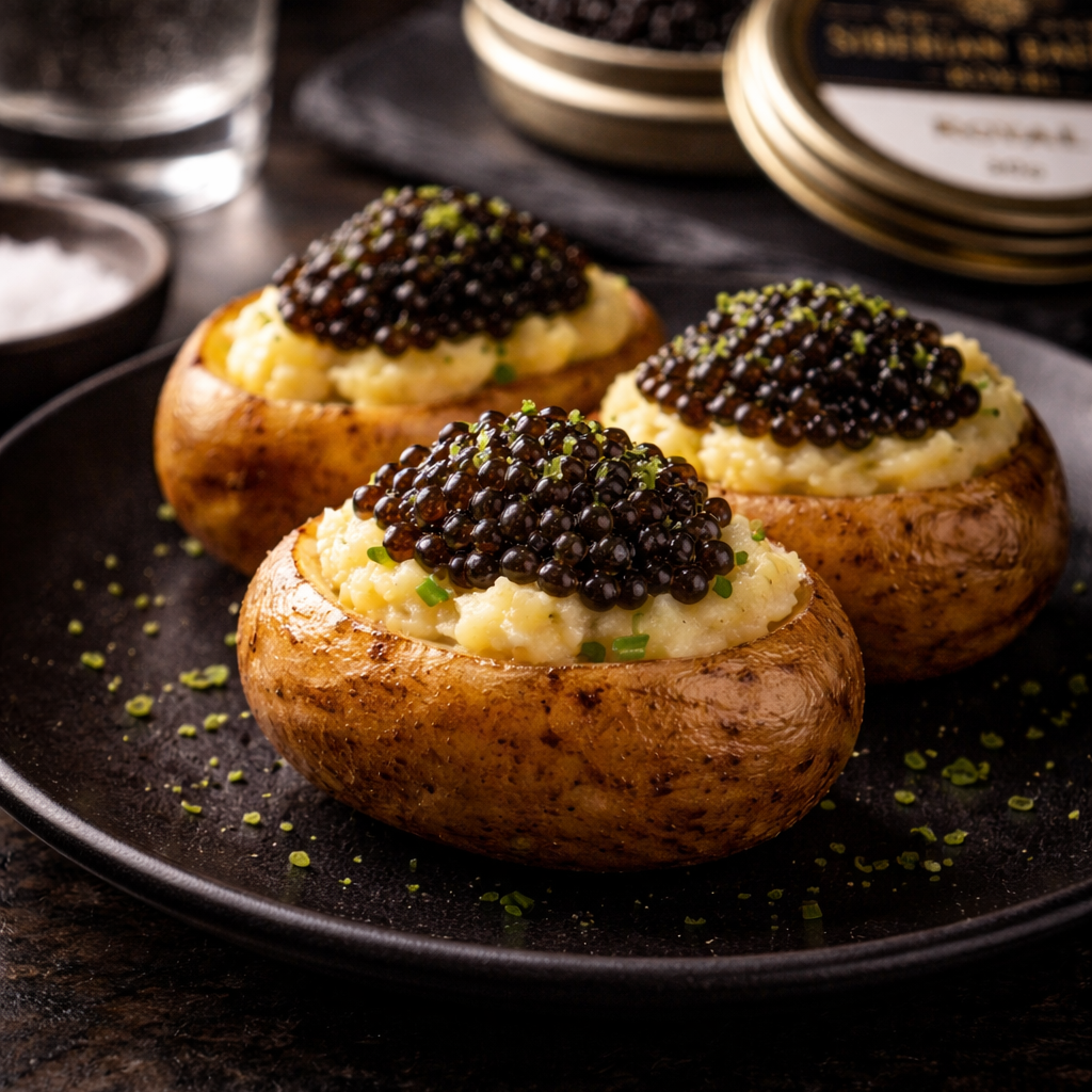 Potato, Brown Butter & Siberian Baerii Royal Caviar