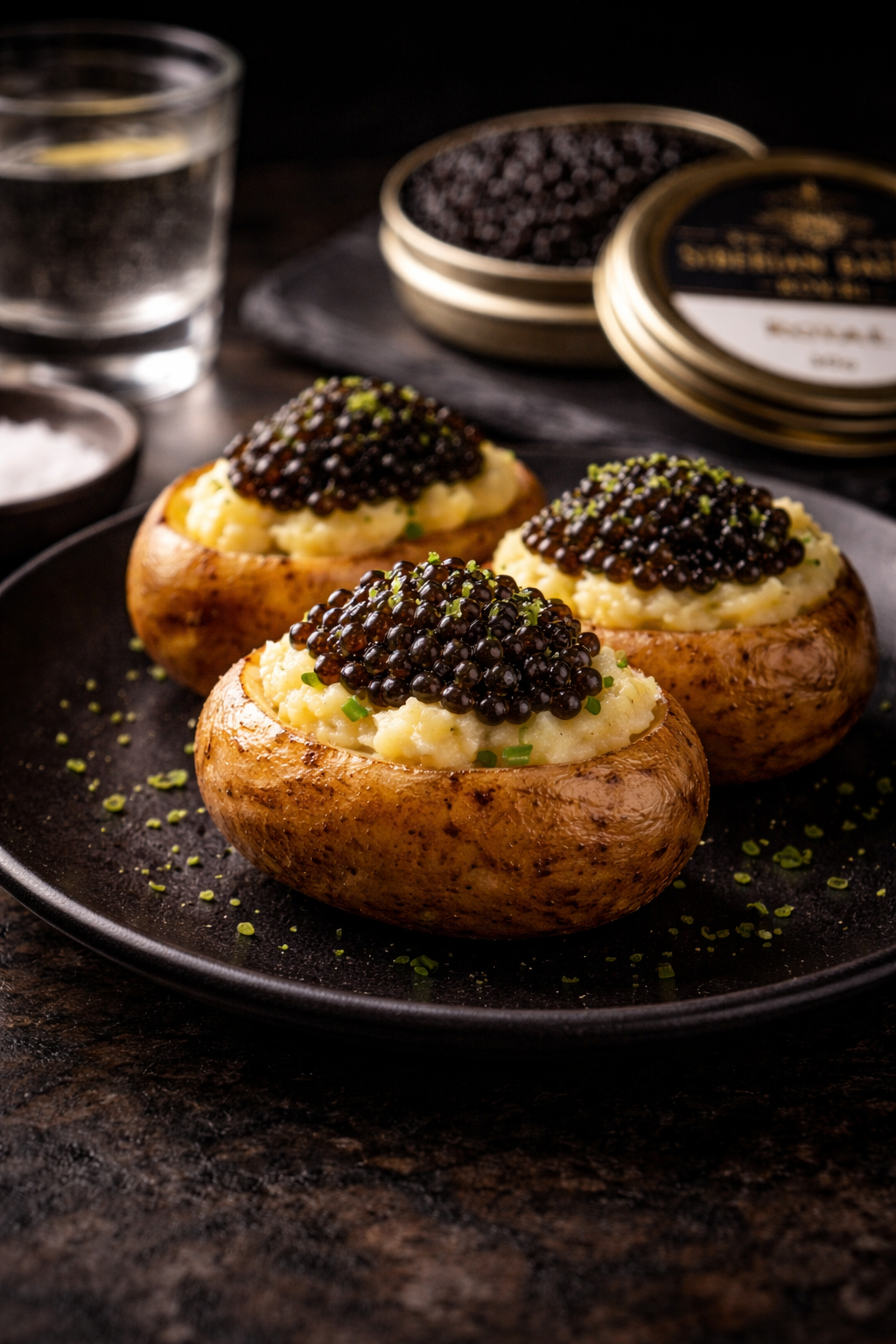 Potato, Brown Butter & Siberian Baerii Royal Caviar