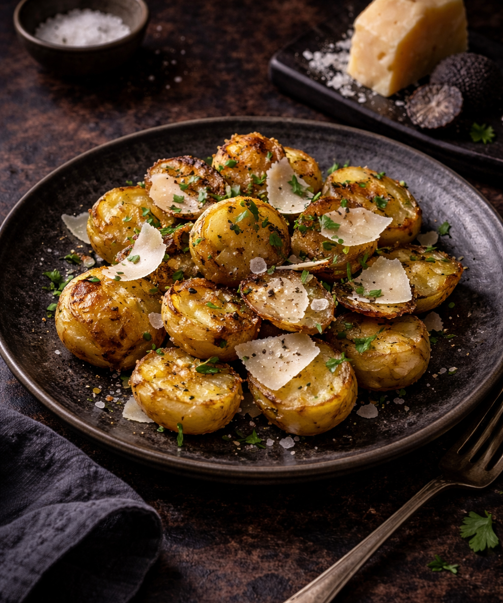 Truffle Oil, Parmesan & Crispy Potato