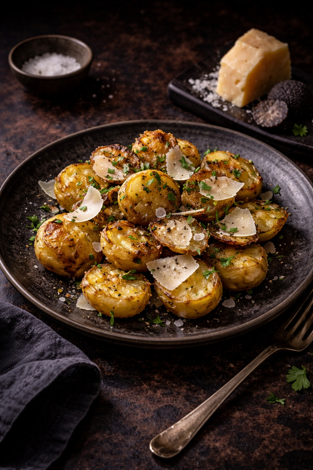 Truffle Oil, Parmesan & Crispy Potato
