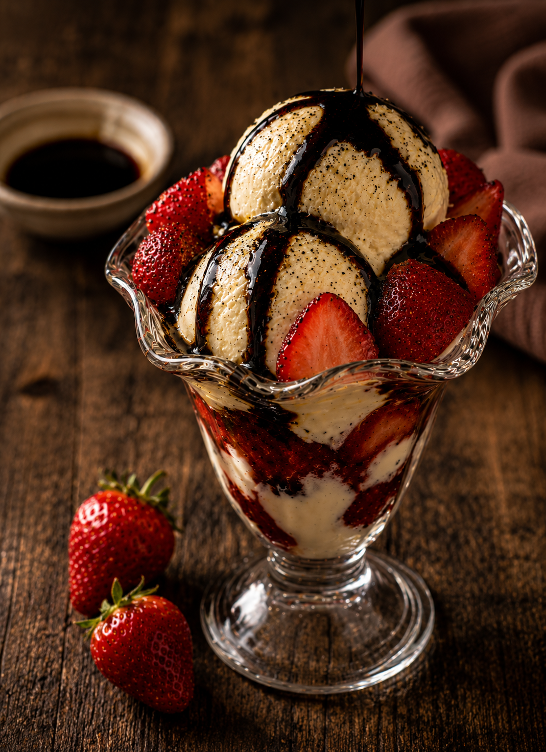 Pair with strawberries or desserts for contrast