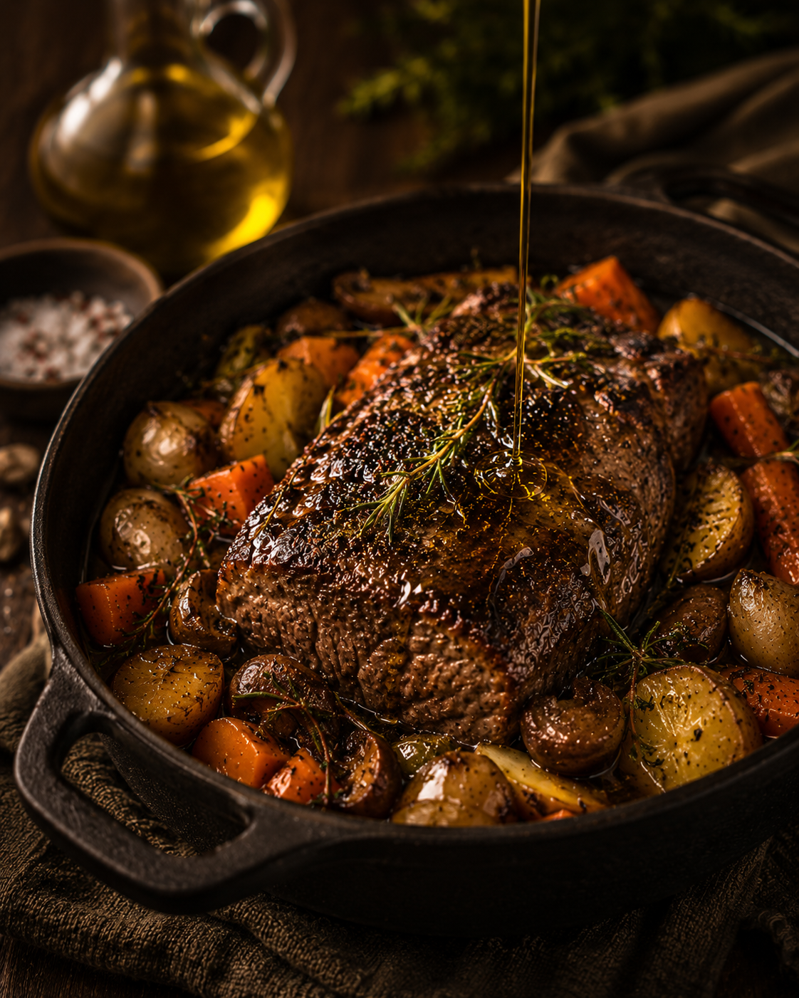 Use for cooking, roasting or finishing dishes