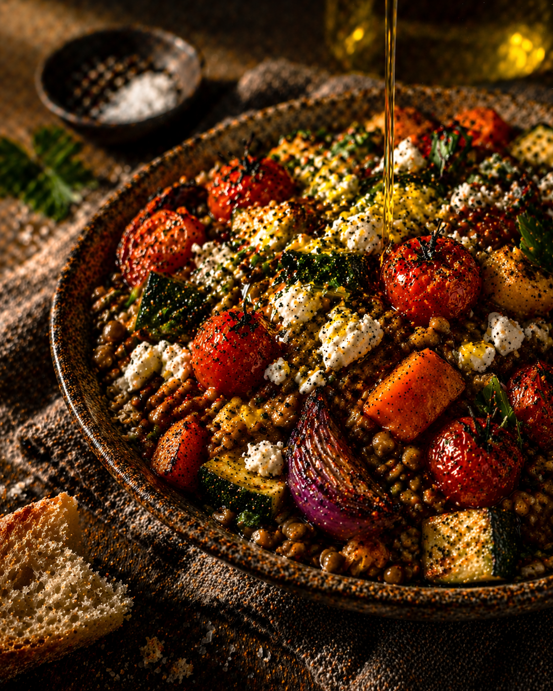Drizzle over salads, vegetables or burrata