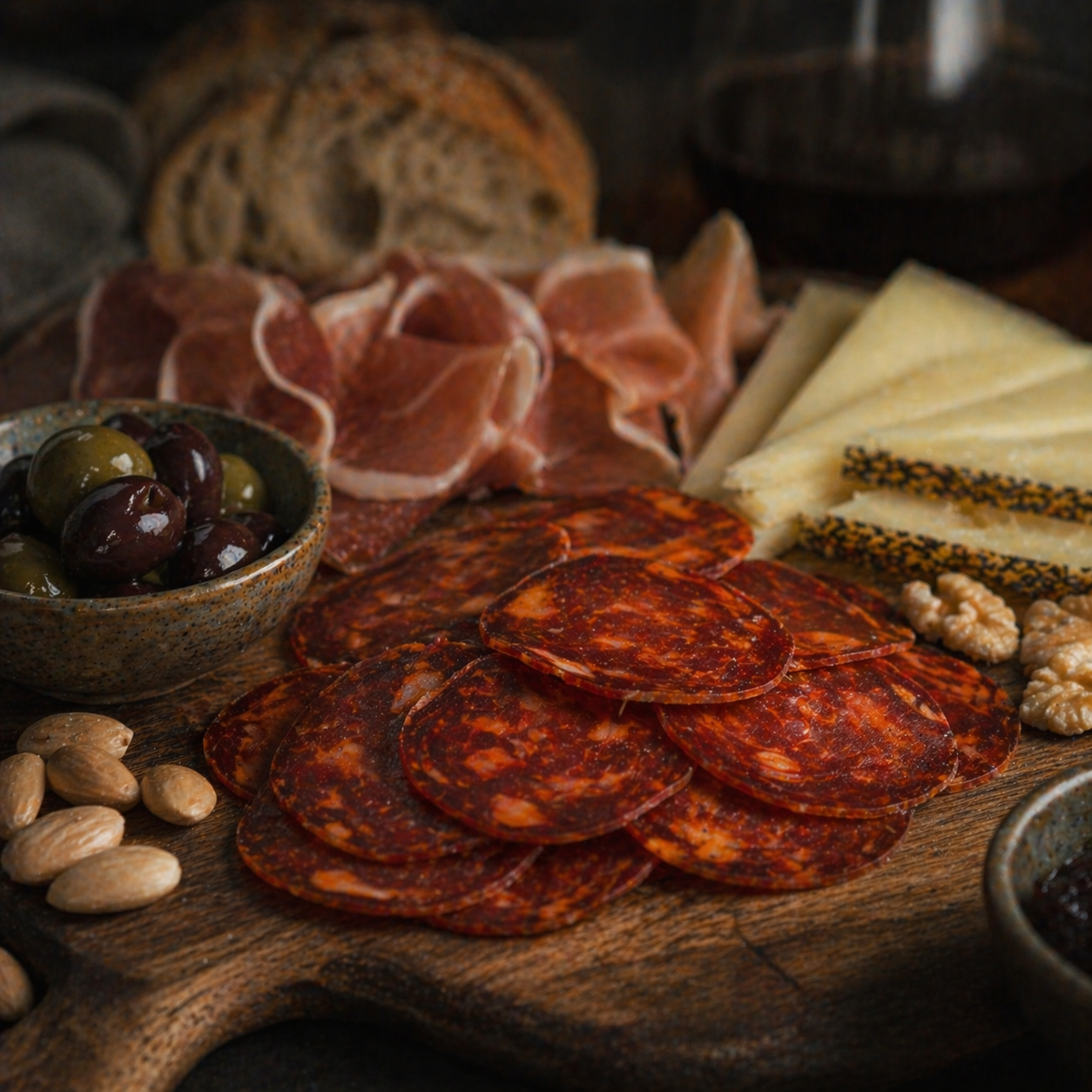 Serve at room temperature as part of a charcuterie board