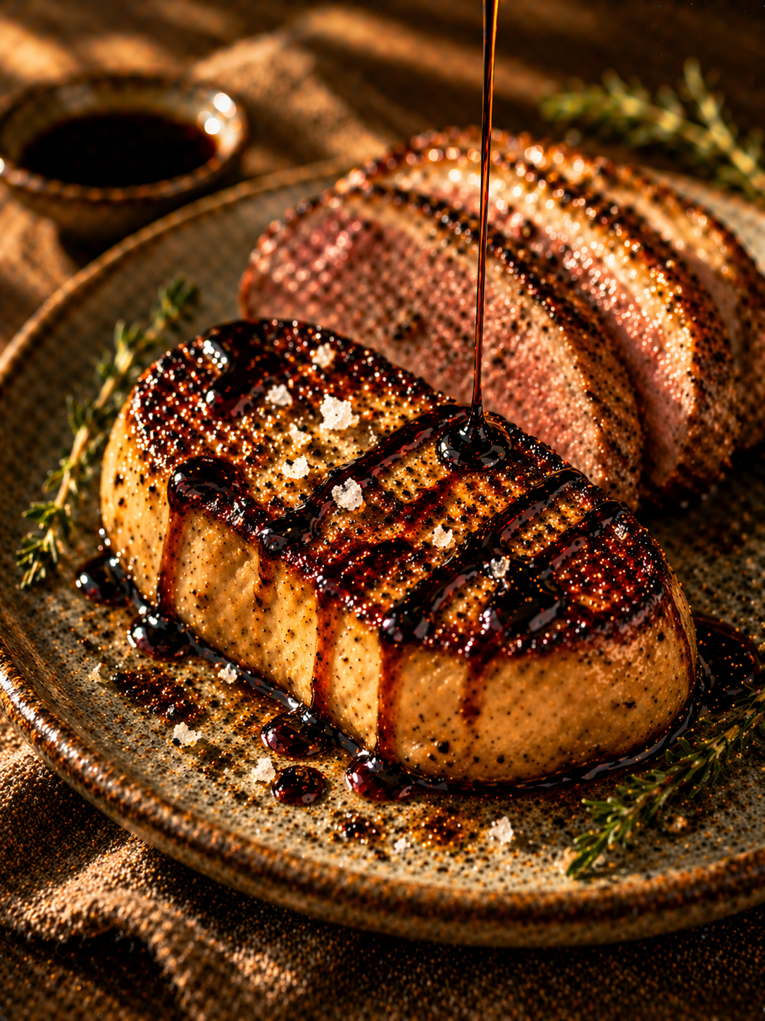 Finish foie gras or roasted meats with a few drops
