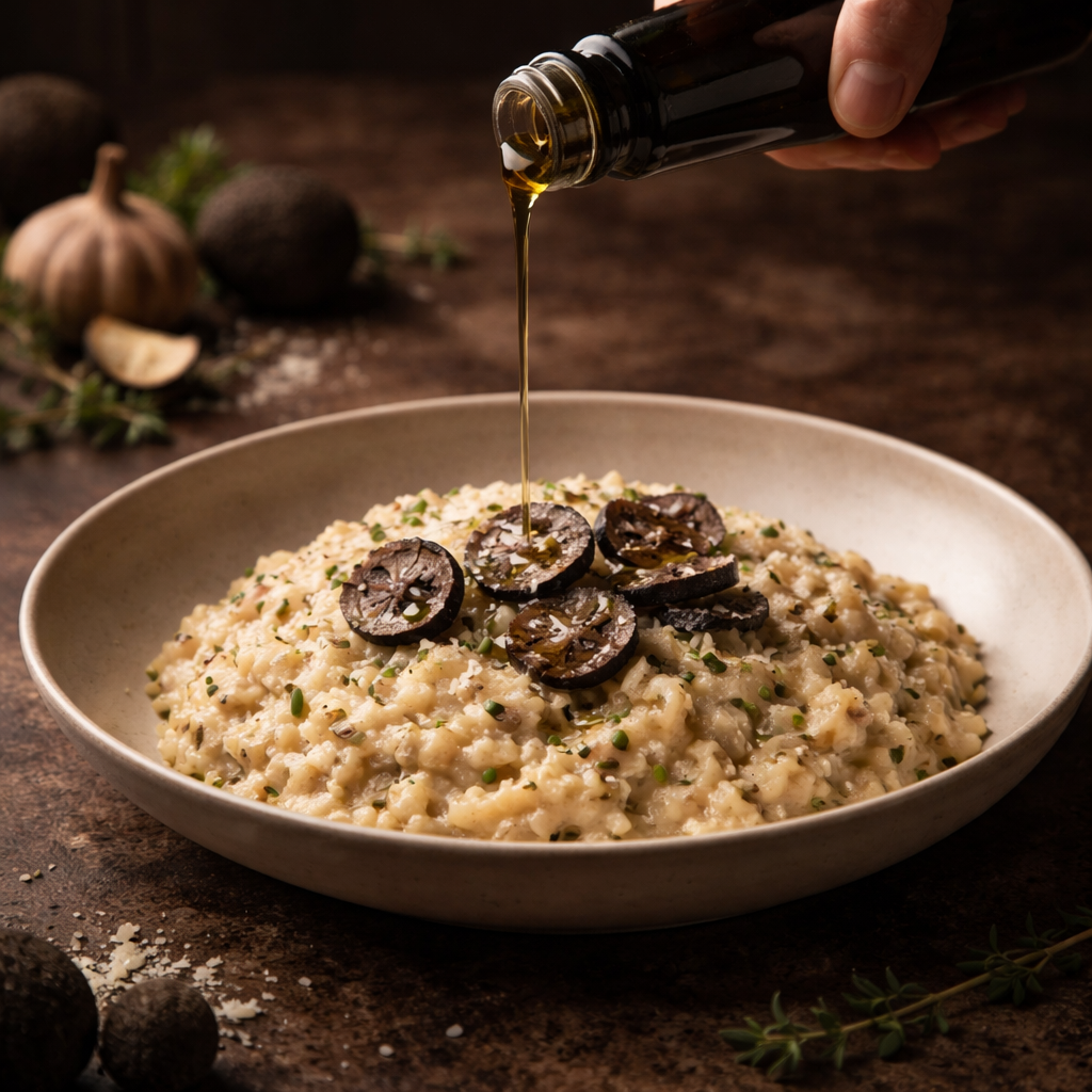 Finish fresh pasta or risotto with a light drizzle
