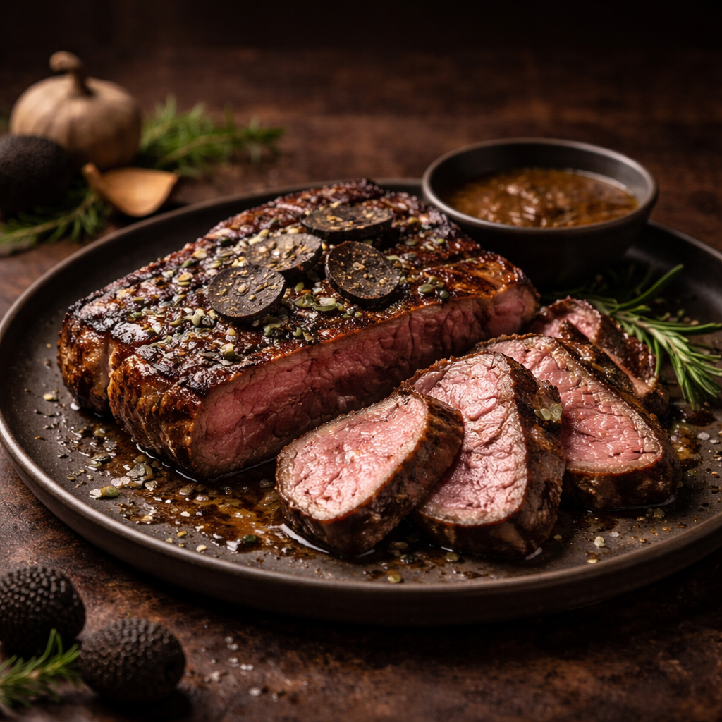 Enhance grilled meats with a subtle finish
