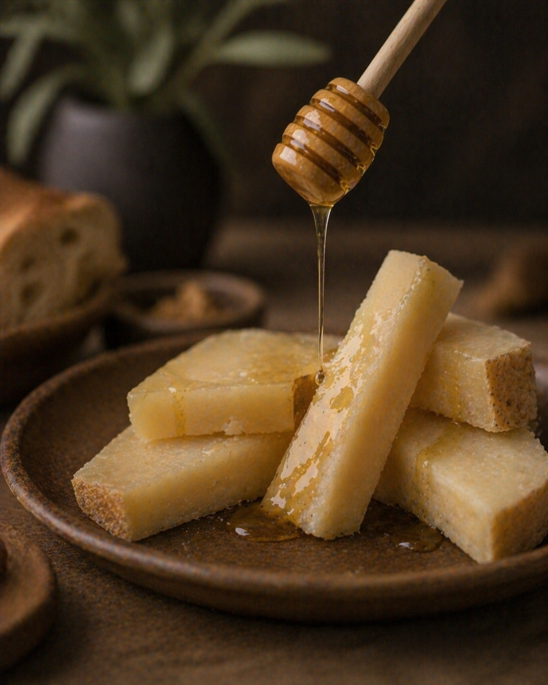 Drizzle over aged cheeses such as Pecorino or Manchego