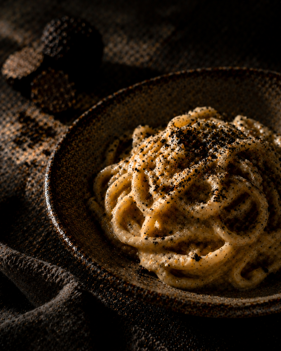 Sprinkle over pasta, risotto or scrambled eggs