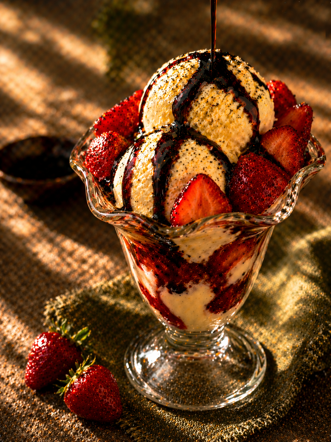 Pair with strawberries or desserts for contrast