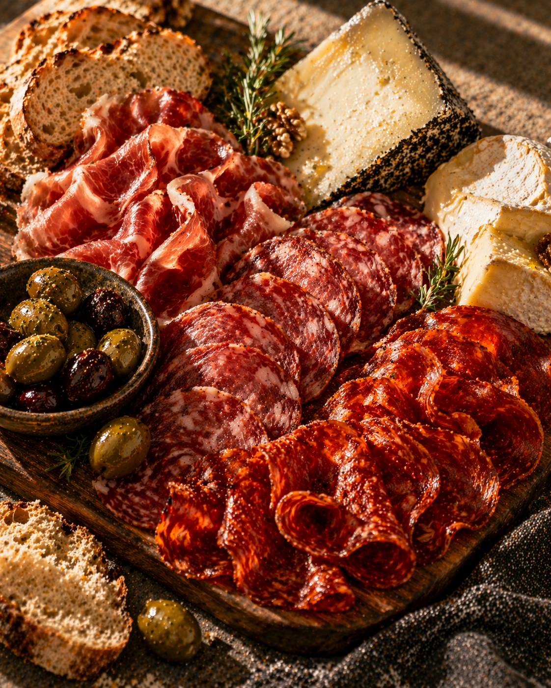 Serve as part of a charcuterie board with cheeses and olives