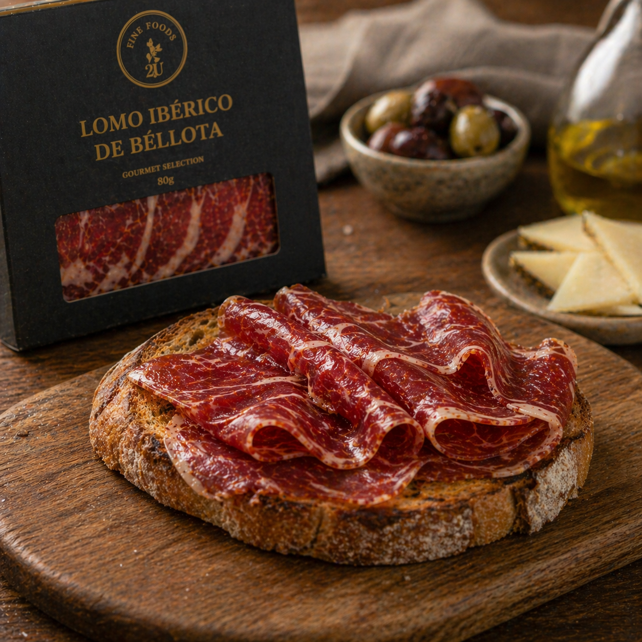Layer gently over warm toasted bread